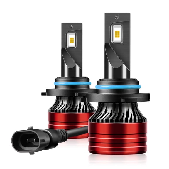 TELLIGIBLE 9005 LED Headlight Bulbs, 900% Brighter 6500K Cool White, LED Headlights Bulb for High Beam Low Beam, Pack of 2, Easy Installation, Compatible with Multiple Cars