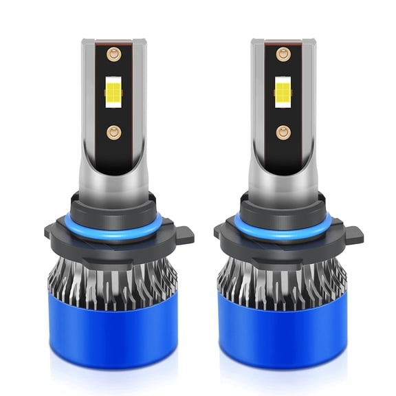 TELLIGIBLE 9006 LED Headlight Bulbs, 900% Brighter 6500K Cool White, LED Headlights Bulb for High Beam Low Beam, Pack of 2, Easy Installation, Compatible with Multiple Cars