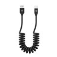 thumbnail image 1 of TELLUR Extendable USB to Micro USB Cable, 2A, 1.8m, compatible devices: Micro USB devices, Black, 1 of 3