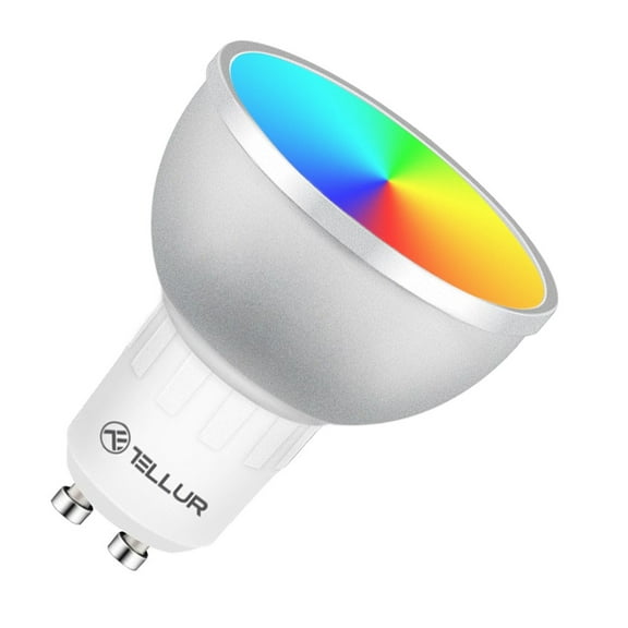 TELLUR WiFi Smart LED Bulb GU10, Compatible with Amazon Alexa, Google Assistant, 5 Watts