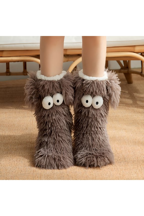 1 Pcs Warm Cozy Cloud Sock for Women Men Soft Luxurious Fabric Sleep Socks