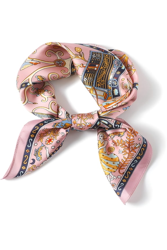 100% Pure Mulberry Silk Scarf 27"x27" Square Scarf Scarf Neck Scarf for Women with Gift Packed