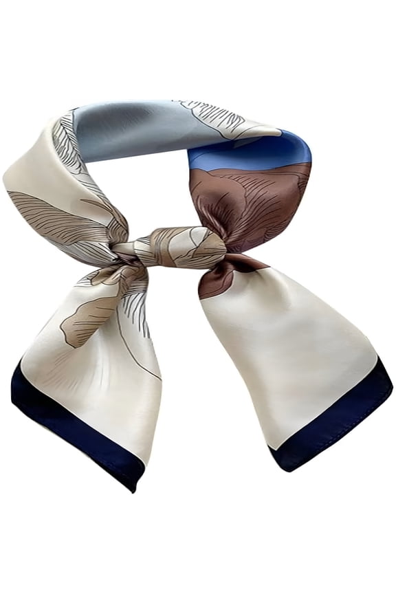 100% Pure Mulberry Silk Scarf 27"x27" (in) Square Scarf Head Scarf Neck Scarf Headscarf for Women with Gift Packed