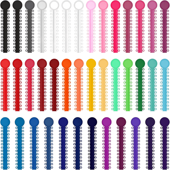 TELOLY 1040 Pcs Multi-Color Rubber Bands,Orthodontic Ligature Ties Kit-O-Rings Braces Dental Ties for Orthodontic Procedures and Dental Braces(40 Items Versatile Braces Rubber Bands)