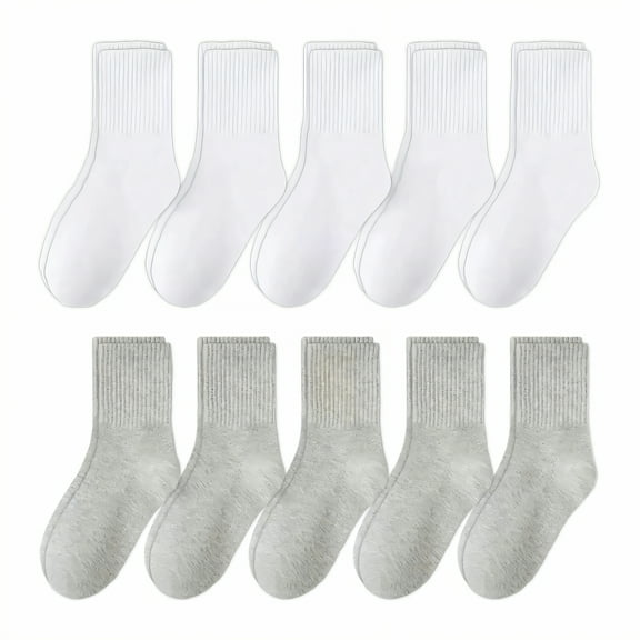 TELOLY 10Pairs Kids Socks,25-30 Yards Boys Socks 4-6 Years,Kids Sport Socks Boys Socks,Combination2
