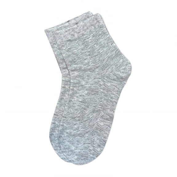 TELOLY 10Pairs Kids Socks,7-9 Years Old Boys Socks 4-6 Years,Mid-Length Student Socks Girls Socks 6-8 Years Old,Gray
