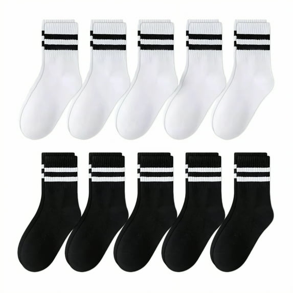 TELOLY 10Pairs Kids Socks,Size 31-37 Boys Socks 4-6 Years,Fall & Winter Wear Boys Socks,Combination4