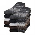 thumbnail image 1 of TELOLY 10Pairs Thermal Socks for Men,39-44 Yards Men Socks,Botanical Patterns Warm Socks for Men,Combination3, 1 of 1