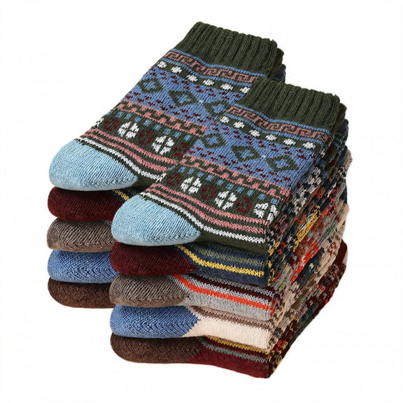 TELOLY 10Pairs Thermal Socks for Men,39-44 Yards Men Socks,Warm for Fall/Winter Warm Socks for Men,Combination1