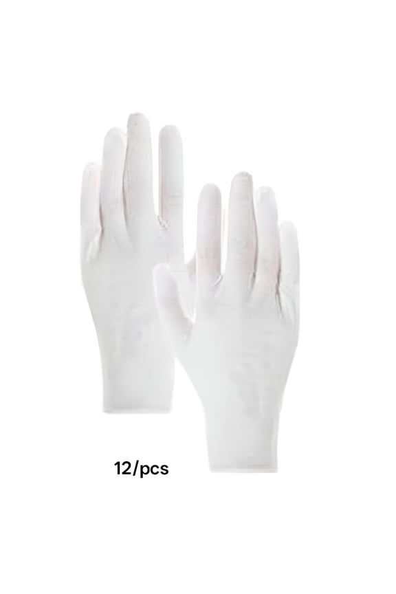 12 Pairs White Cotton Gloves for Dry Hands Moisturizing Overnight Gloves Thin Cotton Liner Gloves for Eczema Sleeping Women Men Art Handling One Size Fit Most Adult Moisturizing Hand Gloves