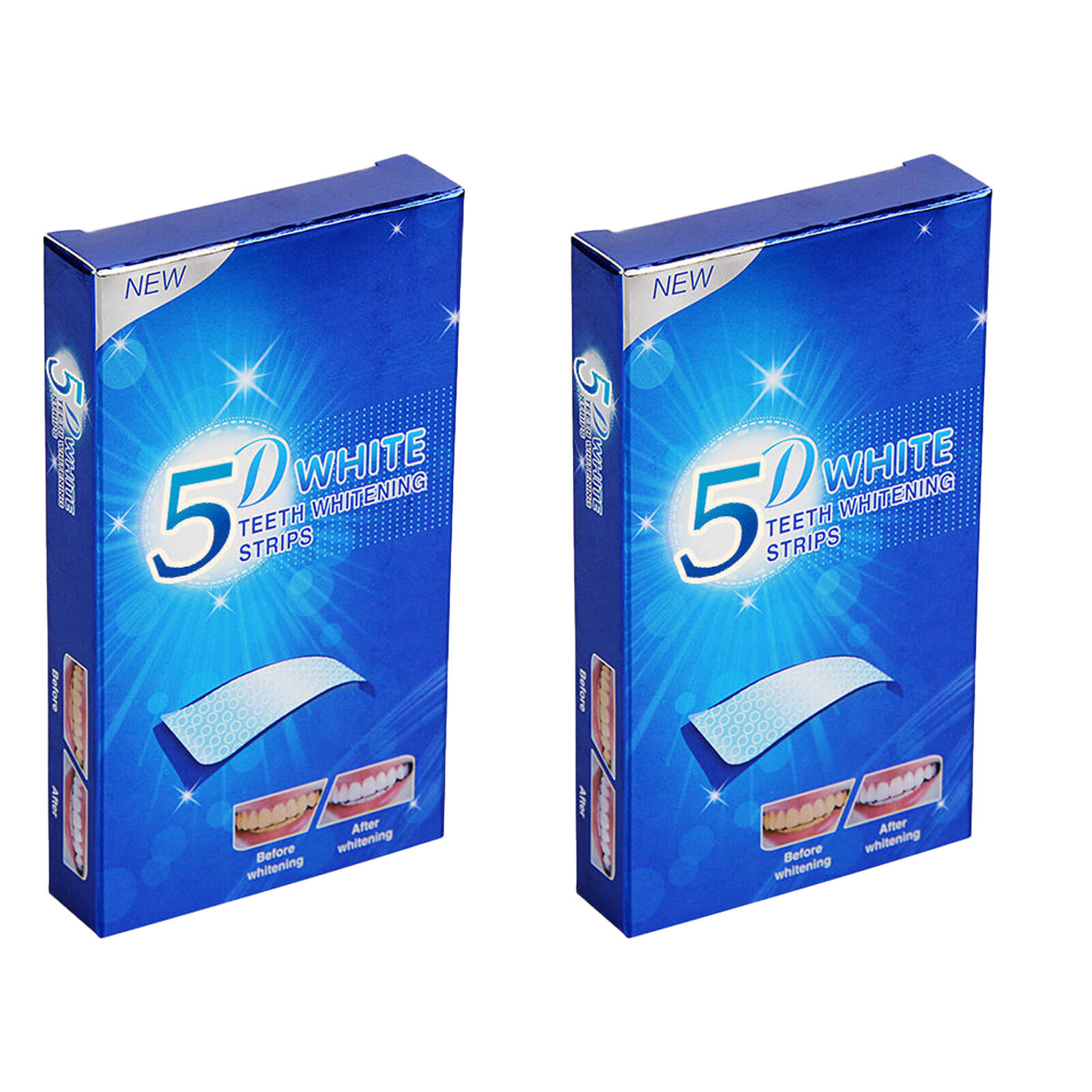 TELOLY 14Pcs Teeth Whitening Strips,Powerful Whitening Effect Whitening Strips,Comfortable Fit Design Inopro Teeth Whitening Strips,5D