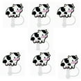 thumbnail image 1 of CCOCC Straw Toppers,Durable Dustproof Straw Covers,Safe Silicone Straw Covers,Unique Cow Design Straw Caps, 1 of 4