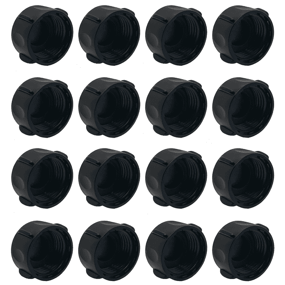 TELOLY 16 Pack Plastic Hose Caps for Garden Hose,3/4" Female Garden Hose Female End Fitting Cap,Garden Hose Cap for Durable Leak Protection