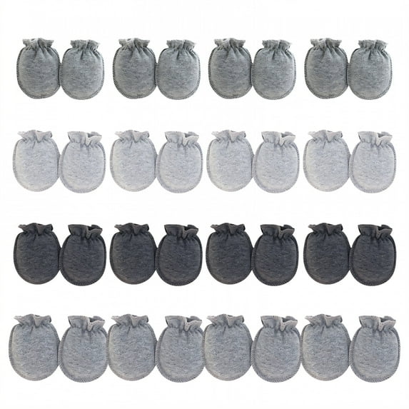 TELOLY 16 Pairs Baby Mittens,Cotton Mittens for Newborn Baby Girls,Baby Mittens 0-6 Months,Style4