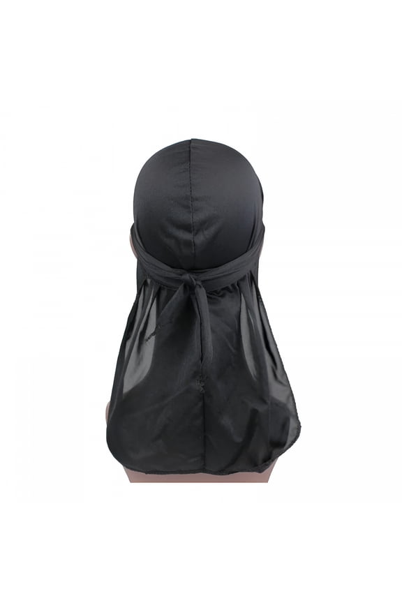 Men Women Bandana Doo Durag Rag Headwear Unisex Silk Pirate Cap Headwrap Hat