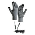 thumbnail image 1 of TELOLY 1Pair Hand Warmers Heated Gloves Comfortable Fit Heated Gloves for Men Warm Coverage Heated Gloves Gray, 1 of 2