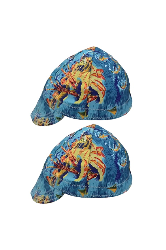2 Pack Elastic Welding Hat Welder Head Protection, Flame Retardant for Men, Welding Caps for Men