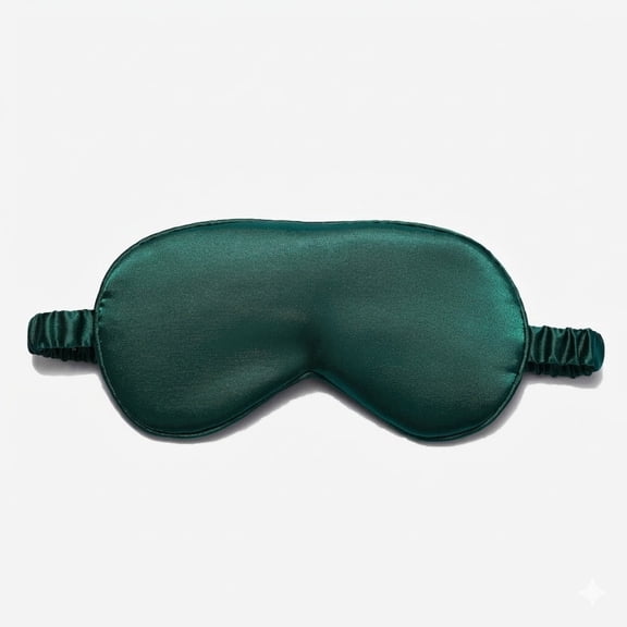 TELOLY 2-Pack Silk Sleep Mask for Women Men, 100% Blackout Satin Eye Mask with Adjustable Strap, Ultra Soft Blindfold for Sleeping, Night Travel Cover Gift Satin Sleep Mask