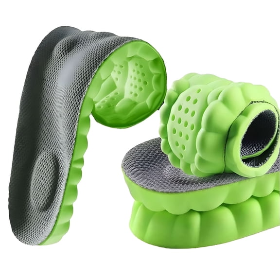 TELOLY 2 Pair Cloud Soles for Men & Women, Super Soft Comfort Insoles, U-Shape Memory Foam Insoles, Shock-Absorbing Foot Support Insoles