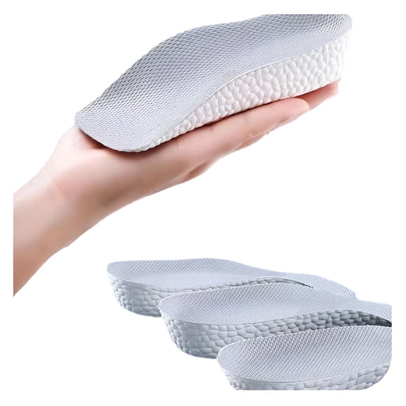 TELOLY 2 Pairs 3.5Cm Height Increasing Insole Shoe Heel Lift Insert Height Elevator Invisible Men Women Arch Support Inner Sole Orthopedic Cushioning Foot Pad