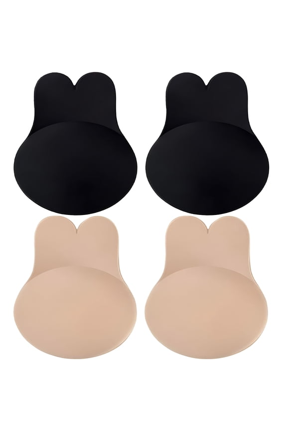 2 Pairs Adhesive Bra Breast Lift Strapless Backless Reusable Bra