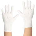 thumbnail image 1 of TELOLY 2026 New 2 Pairs Cotton Gloves, Moisturizing Spa Gloves, Washable White Gloves for Dry Hands for Night Care, Home, Spa, Skincare, 23Cm/9 Inch Eczema Gloves, 1 of 7