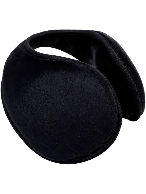2 Pairs Ear Muffs Winter Ear warmers Fleece Classic Unisex Earwarmer for Mens Womens Behind the Band