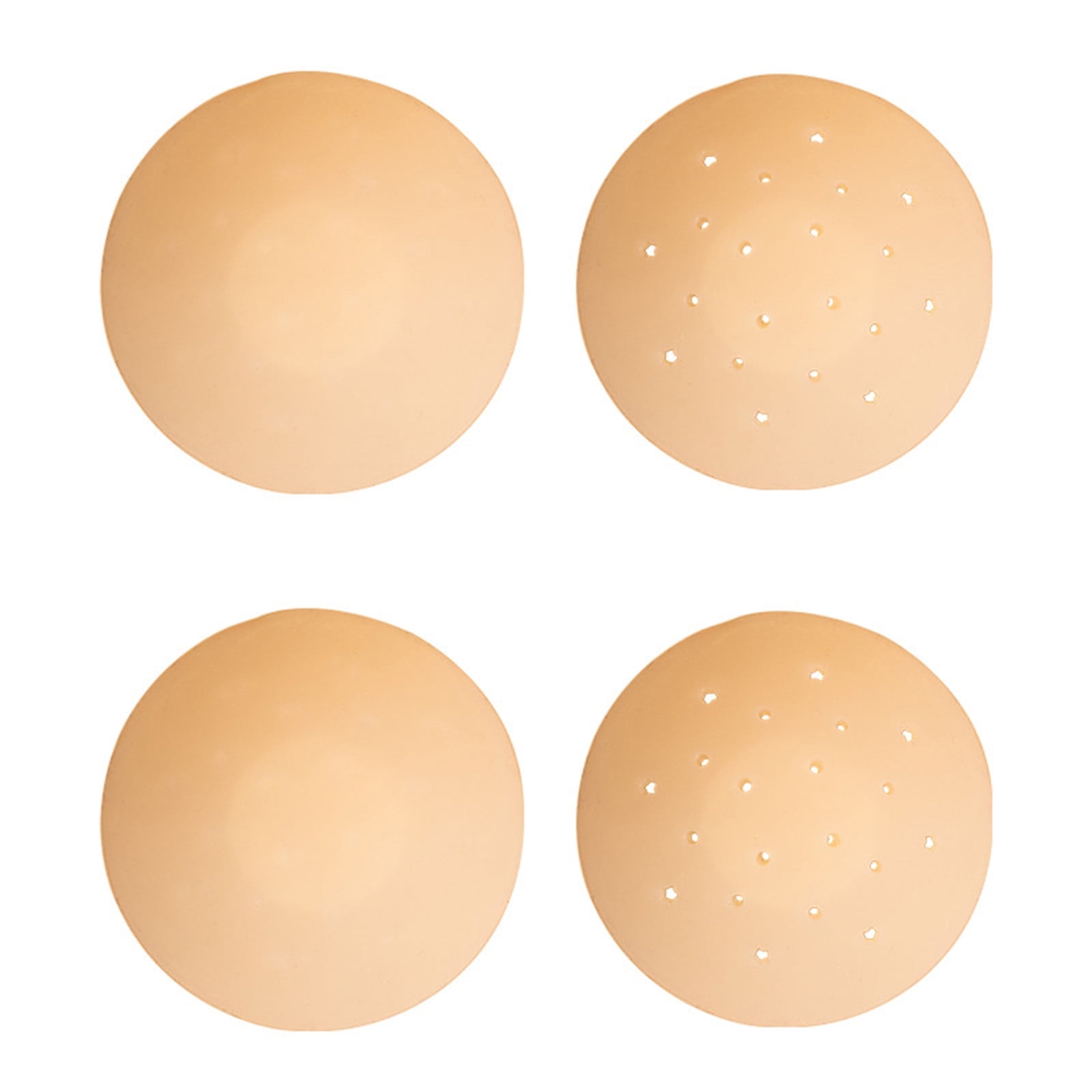 TELOLY 2 Pairs Nipple Covers,Waterproof and Sweat-resistant Nipple Covers for Women,Silicone Nipple Covers Reusable,Self Adhesive Reusable Bra Pasties,4Pcs