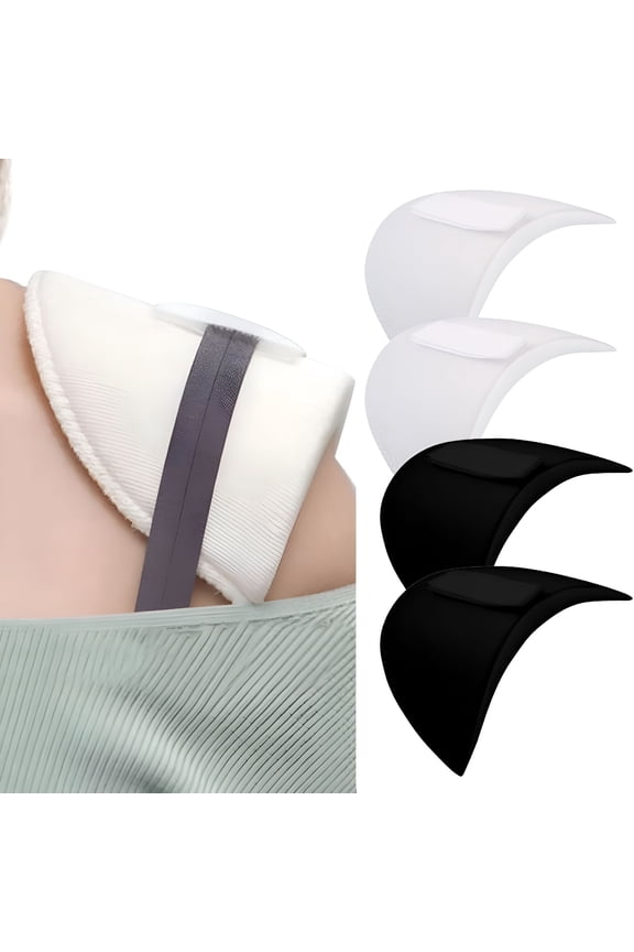 2 Pcs Foam Sponge Shoulder Pads,Shoulder Pads for Women Clothing Foam Sponge,Bra Shoulder Strap Cushion,Shoulder Protectors Bra Strap Cushions,Womens Shoulder Pads for Jacket Blazer T-Shirt