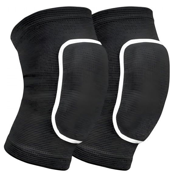 TELOLY 2 Pcs Knee Pads Compression Leg Sleeve Knee Sleeve for All Sports Wrestling Protector Gear, Knee Padded, Youth & Adult