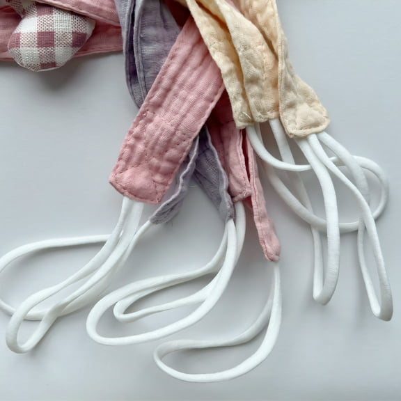 TELOLY 2 Pcs Pacifier Clip Flexible Band Material Baby Pacifier Adjustable Design Portable Pacifier Holder,Set4