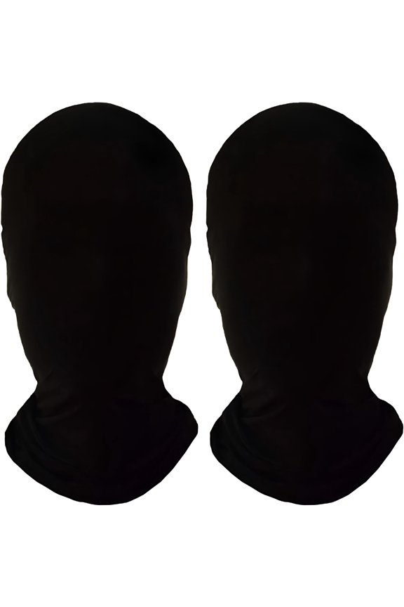 2 Pieces Full Face Mask,Skin Masks,Halloween Spandex Hood for Unisex Cloth