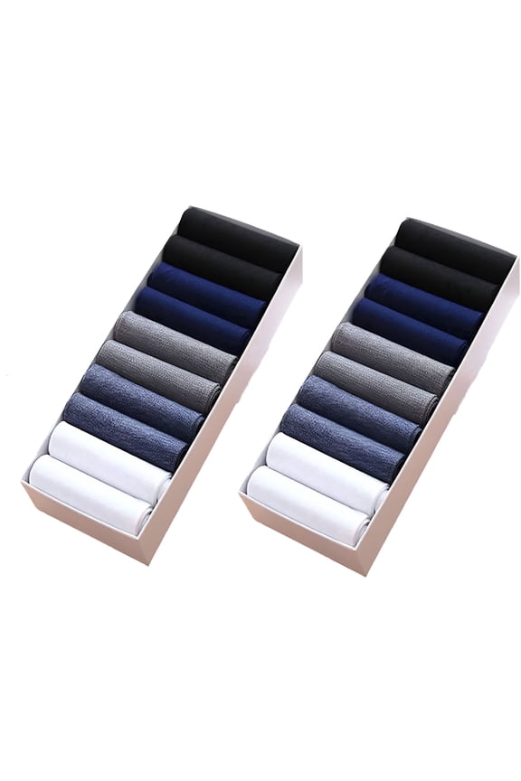 20 Pairs Mens Silk Sheer Socks Ultra Thin Nylon Dress Sock Daily Casual Work Business Multicolor One Size