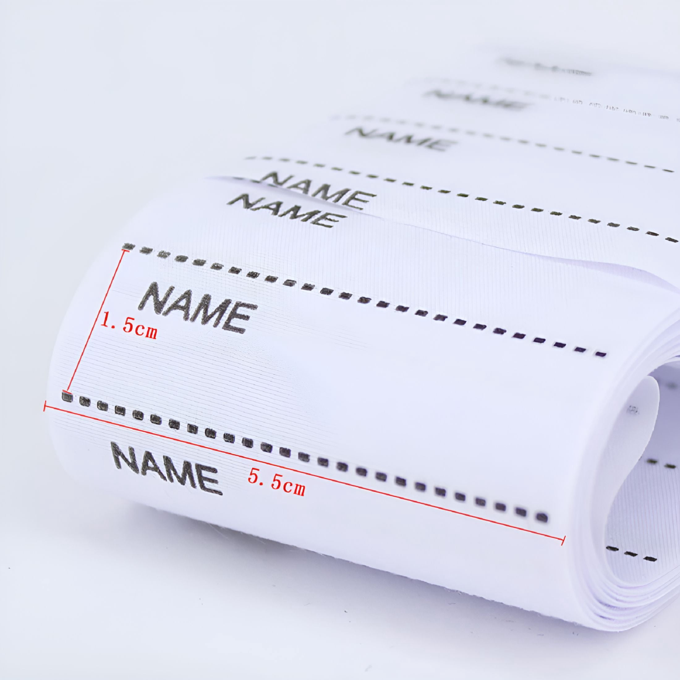 TELOLY 200pcs Iron On Name Tags Clothing Name Stickers Washable School ...
