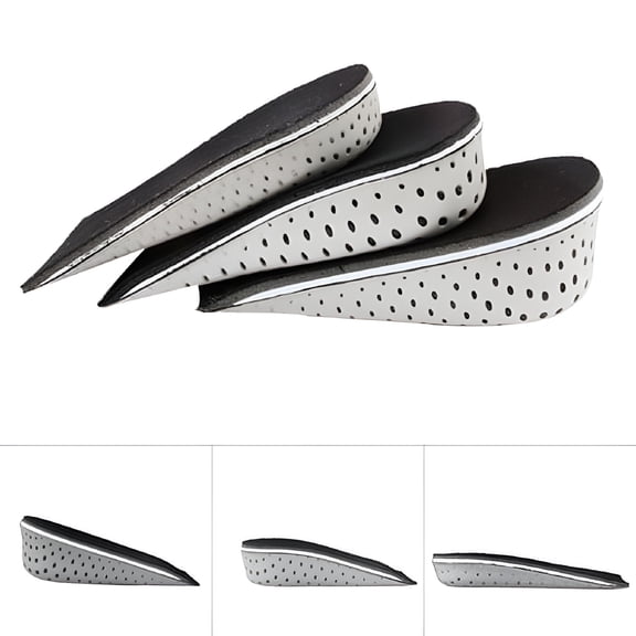 TELOLY 2026 New 1 Pair Hard Breathable Memory Foam Height Increase Insole Invisible Increased Heel Lifting Inserts Shoe Lifts Shoe Pads Elevator Insoles for Men Women
