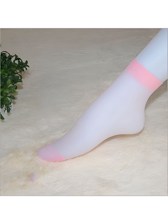 2026 New 10 Pairs Women Nylon Elastic Short Ankle Sheer Stockings Silk Short Socks, for Everyday Wear, Office Attire, Casual Outfits, Summer Shoes, Indoor Comfort, Stylish Accessories