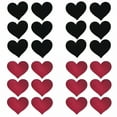 thumbnail image 1 of TELOLY 2026 New 12 Pairs Nipple Covers Heart Shape Disposable Pasties Self-Adhesive Breast for Woman - 7.7*6.7Cm for Party,Wedding,Evening,Casual,Formal,Special Occasion, 1 of 4