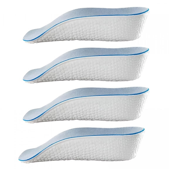 TELOLY 2026 New 2 Pairs 1.5/2.5/3.5Cm Height Increasing Insole Shoe Heel Lift Insert Height Elevator Invisible Men Women Arch Support Inner Sole Orthopedic Cushioning Foot Pad
