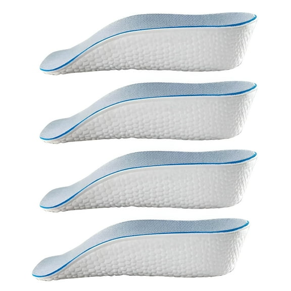 TELOLY 2026 New 2 Pairs 2.5Cm Height Increasing Insole Shoe Heel Lift Insert Height Elevator Invisible Men Women Arch Support Inner Sole Orthopedic Cushioning Foot Pad