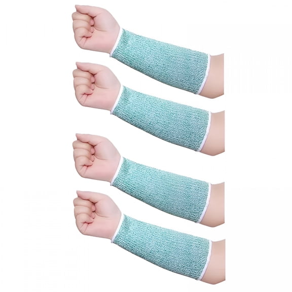 TELOLY 2026 New 2 Pairs Cut Resistant Sleeves Level 5 Arm Protective Sleeve for Thin Skin and Bruising Gardening Sleeve for Men Women
