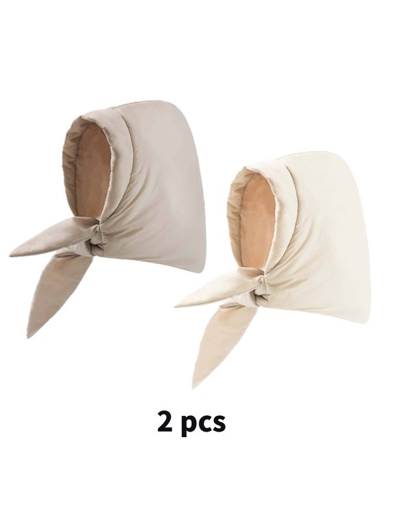2026 New 2 Pcs Womens Hats Thermal Down Sombrero Water Resistant Beret Hats for Women for Winter Outdoor Ski Khaki Beige