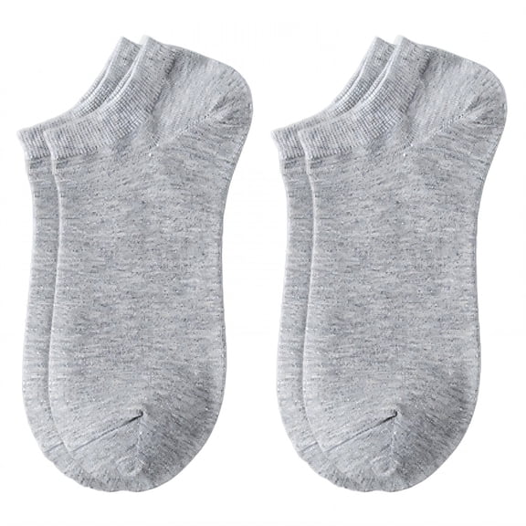 TELOLY 2026 New 2Pairs Ankle Socks Men Size 42 48 Athletic Socks Extra Wide & Large Mens No Show Socks Gray for Running Training Fitness Casual Wear Sports Activities