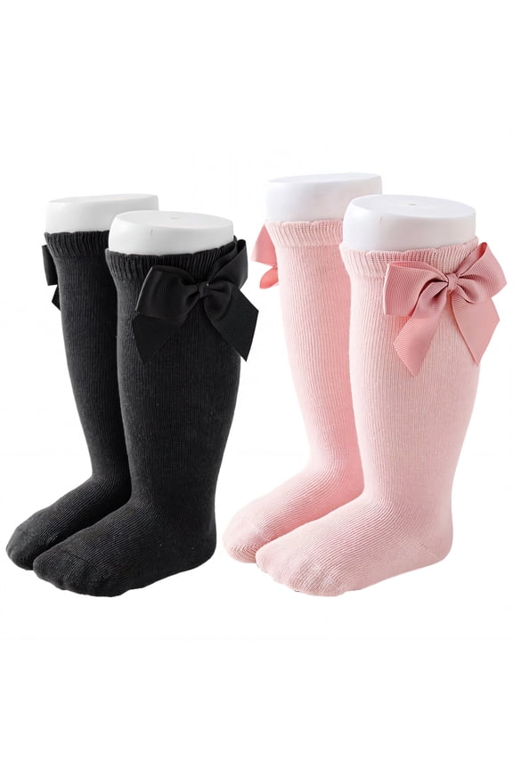 2026 New 2Pairs Baby Girl Socks for Indoor Playtime Nap 3 Months to 12 Months Dress Socks Cotton Girls Socks Combination5