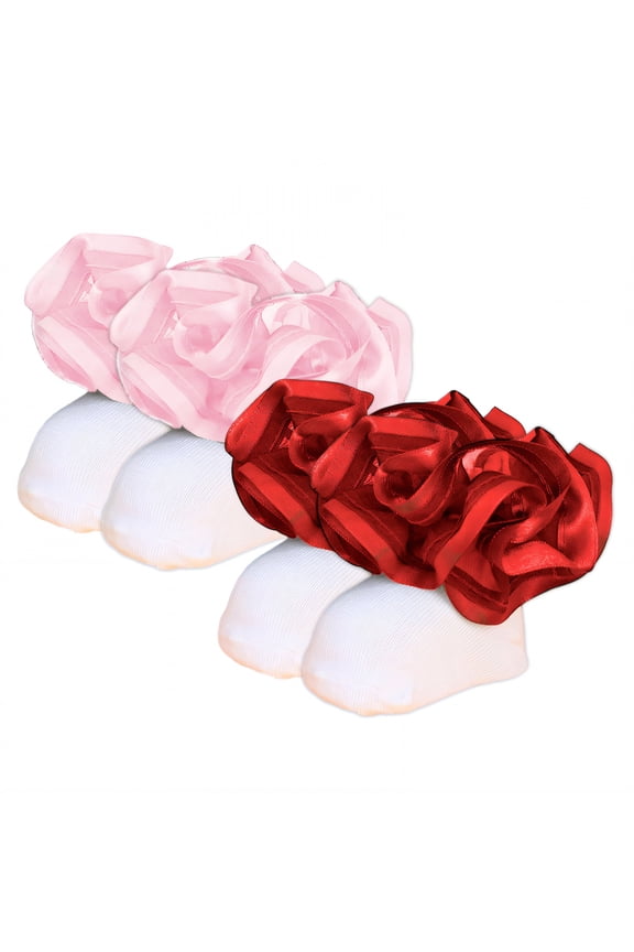 2026 New 2Pairs Kids Socks 6 12 Months Ruffle Socks Silk Lace Socks Lace Socks for Baby Shower Daily Wear Style3 10 12Cm