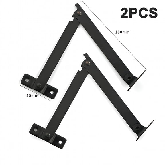 TELOLY 2026 New 2Pcs Metal Lid Support Hinges Stay Antique Bronze Iron Decor Hinge Box Furniture for Boxes, Cabinets, Chests, Storage, Trunks, Furniture Restoration