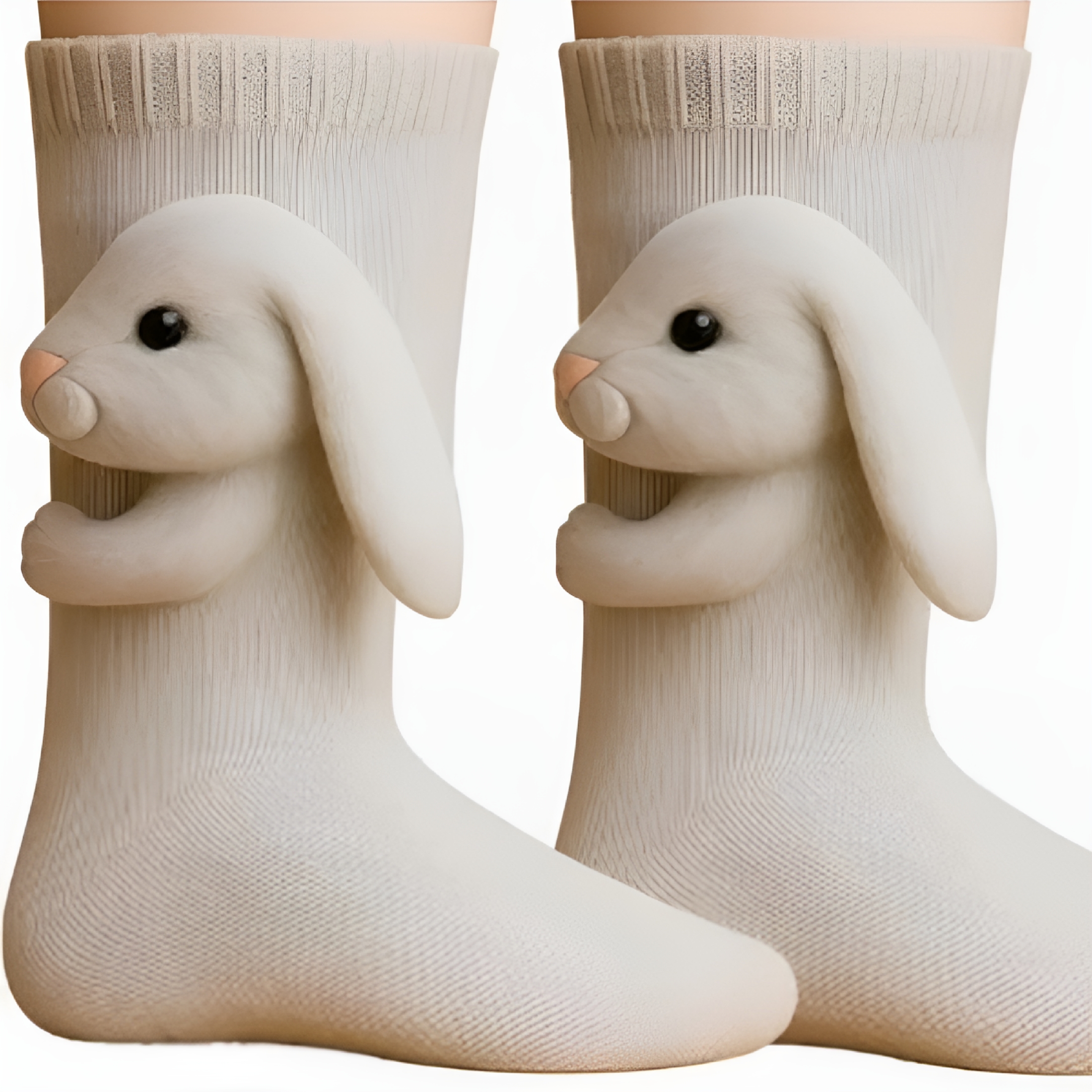 TELOLY 2026 New 3D Knit Animal Socks, Cute Hand Crochet Knit, Christmas Stocking Stuffers Must-Have, Funny Warm Soft Socks for Holiday Gifting, Winter Essential
