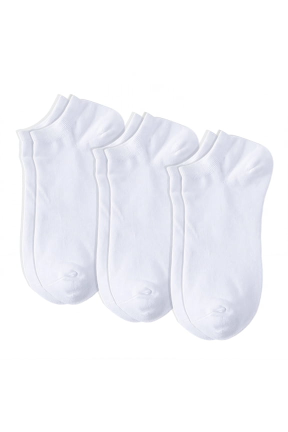 2026 New 3Pairs Ankle Socks Men Quick Dry & Invisible Athletic Socks for Running Gym Training Anti Slip & Antibacterial Mens No Show Socks White2