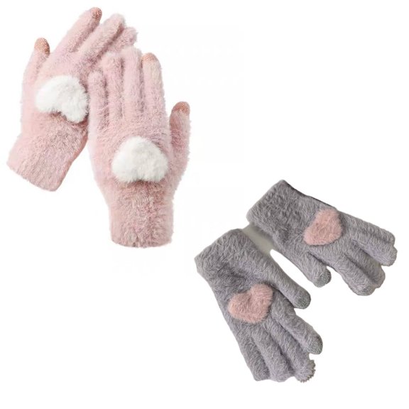 TELOLY 2026 New 3Pairs Gloves,Wear Resistant Material Winter Gloves,Comfortable Warmth All Day Wearable Touch Screen Gloves,Style8