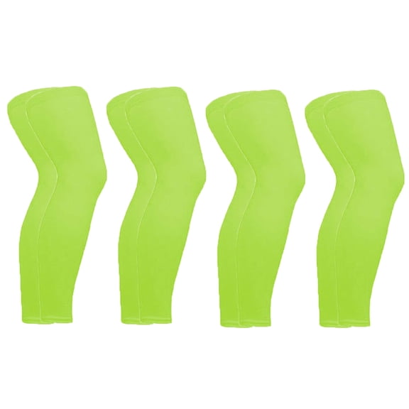 TELOLY 2026 New 4 Pairs Leg Compression Sleeve,Basketball Leg Sleeve,Compression Sleeves for Men,Green for Sports, Basketball, Running, Muscle Recovery, Workouts, Physical Activities, Leg Support.