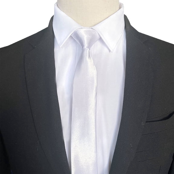 TELOLY 2026 New 4Pcs Men'S Ties Tapered Style Necktie Single Color Design Corbatas Para Hombres Elegantes Style3 for Business Meetings Formal Events Weddings Professional Attire Office Wear.